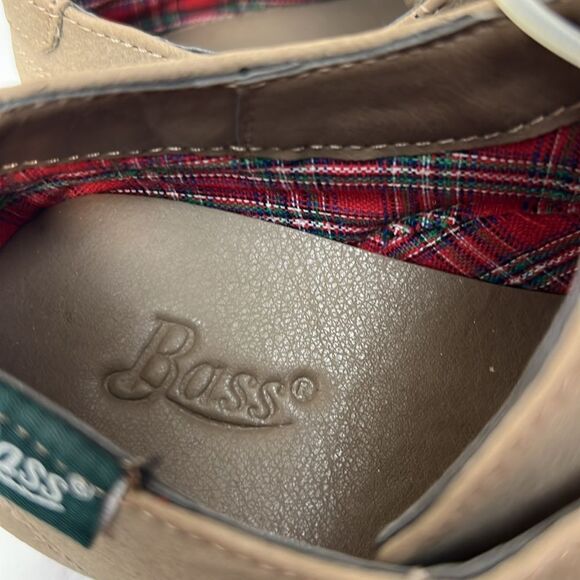 Bass Tan faux suede bucks size 12 NWT - Picture 9 of 10